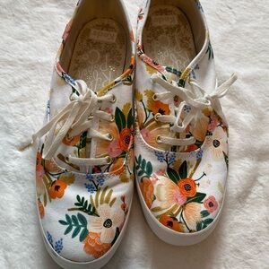 Keds Multicolor Floral Canvas Sneakers